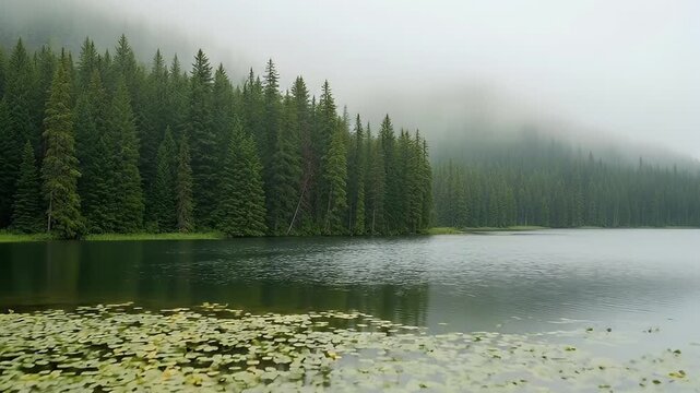 A captivating wide shot captures the raw beauty and immense power of the ocean as multiple waves roll and break across the water's surface. The deep blue-green expanse churns into frothy white foam, c