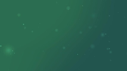 Deep green gradient background with subtle light particles and gentle sparkle creating peaceful modern mood for world events presentation design meditation visuals and clean digital backgrounds