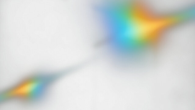 rainbow colorful iridescent holographic blur gradient reflection background overlay effect,Crystal prism with rainbow ray, magic sparkle, lens flare,abstract rainbow background,retro film burn overlay