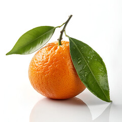 Fresh Orange Citrus Fruit Isolated