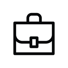 Obraz premium briefcase icon on white background