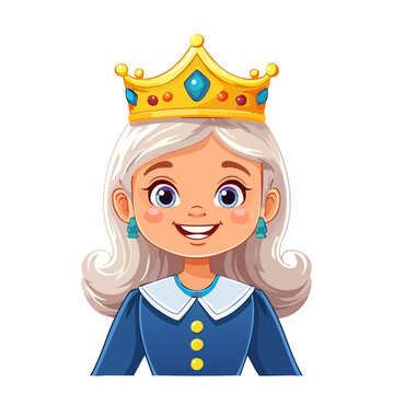 K&ouml;nigin Prinzessin - Cartoon Comic Stil