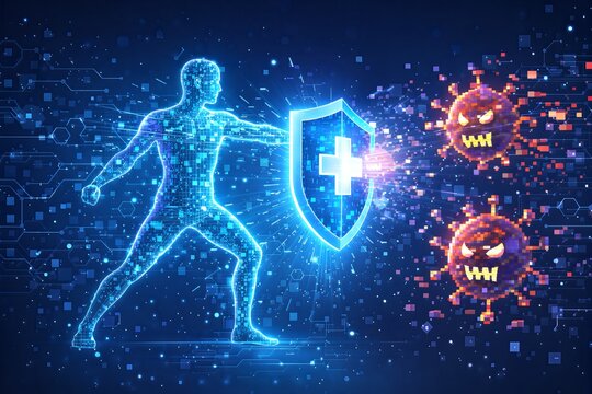 Digital representation of human immunity against viruses and diseases
