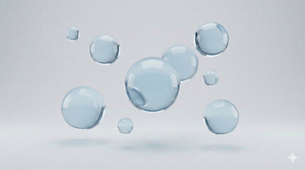Floating Glass Spheres 