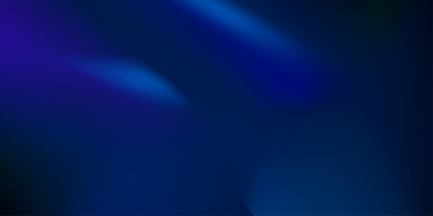 Fototapeta premium Blue light on black high resolution background. Defocused abstract texture background for your design. blue gradient defocused abstract photo smooth lines pantone color background .