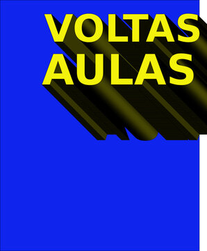 letras tipografia. voltas aulas 