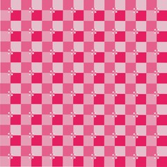 seamless pattern with pink squares
