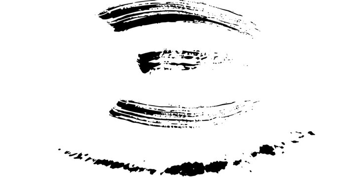 collection of grunge black paint, ink brush strokes. Brushes, lines, brush, strokes, grunge, dirty, backdrop. Set of black paint, ink brush strokes, brushes, lines. eps 10