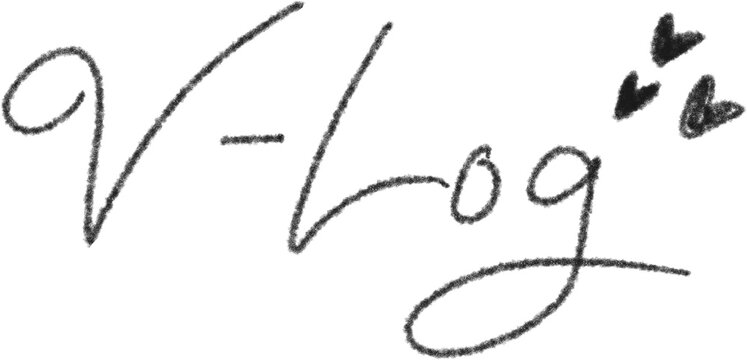 스타일리쉬한 브이로그 영문 손글씨 calligraphy