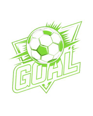 Fototapeta premium vector illustrator of soccer ball design