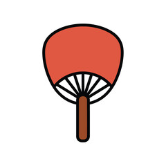 Simple illustration of a brown mortar and pestle, a tool used for grinding and crushing ingredients