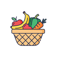 Simple illustration of a brown mortar and pestle, a tool used for grinding and crushing ingredients