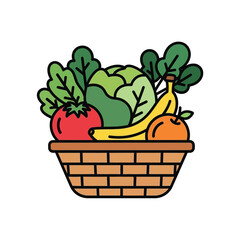 Simple illustration of a brown mortar and pestle, a tool used for grinding and crushing ingredients