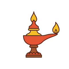 Simple illustration of a brown mortar and pestle, a tool used for grinding and crushing ingredients