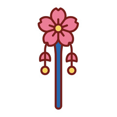 Simple illustration of a brown mortar and pestle, a tool used for grinding and crushing ingredients