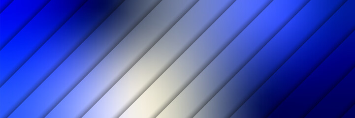 Obraz premium Modern Blue Presentation Background. Technology Banner. Abstract Business Wallpaper. Vector Illustration