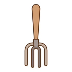 Simple illustration of a brown mortar and pestle, a tool used for grinding and crushing ingredients