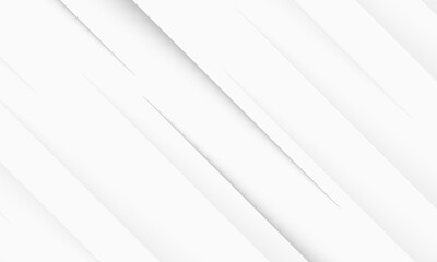 Fototapeta premium Minimal geometric white light background abstract design. vector EPS10.