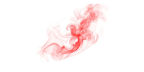 Dynamic red smoke swirls against black background abstract vibrant energy artistic texture dramatic effect mysterious