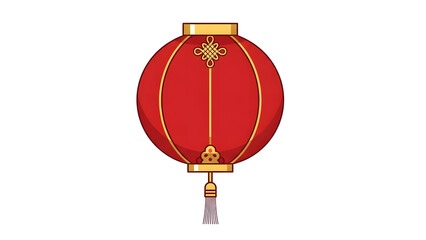 Red Chinese Lantern Illustration