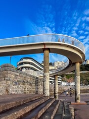 View of pedestrian bridge 