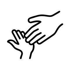 Obraz premium Helping Hand Support for web and graphic design