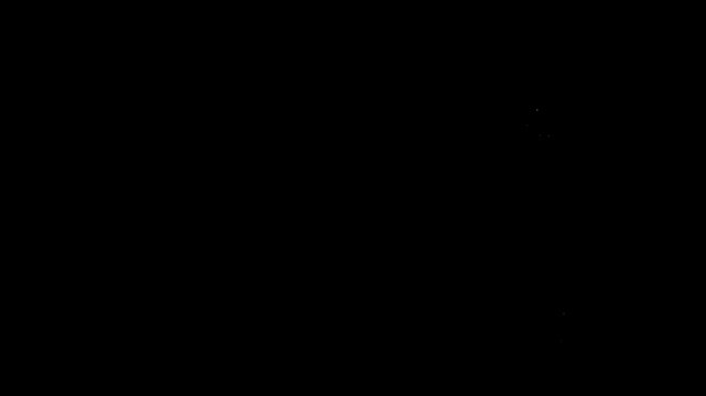 Sparkle Star, Twinkle star glitter sparkle, white cartoon, flat, vector, doodles style stars blinking, glitter on black background, night sky. 4k