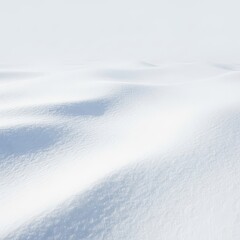 Obraz premium Pristine white winter texture featuring freshly fallen powder snow, ideal for holiday backgrounds or cold season graphic design needs, wallpaper, weather, environment