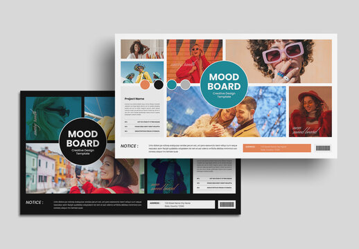 Creative Mood Board Presentation Template