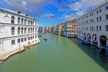 Fototapeta premium Venice Italy historic canals and architecture