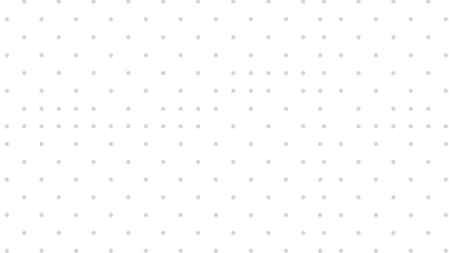 Minimalist white background with subtle pale gold dot pattern creating a delicate texture for design use