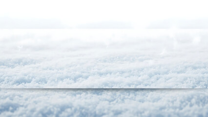 Obraz premium Close up view of fresh powdery snow surface with soft textures and bright light creating clean white winter background for seasonal design projects