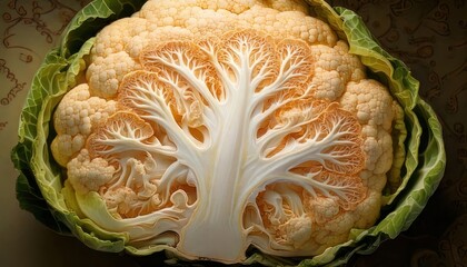 Fractal cauliflower - A stunning display of natures mathematical beauty.