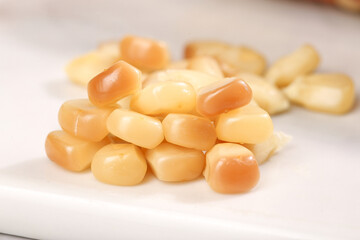 Fototapeta premium Glutinous Sweet Corn Kernels Close-Up, Yunnan Style