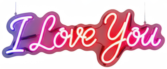 glowing sign png vibrant text cutout pink lettering png red message cutout purple script png love word cutout romantic glow png electric light cutout bright isolated transparent background image