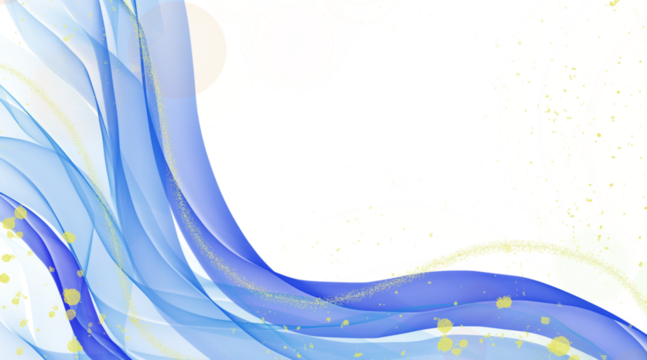 Abstract blue background with waves - Powered by Adobe