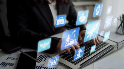 Startup launch and business growth concept, rocket symbolism, entrepreneurship, startup innovation, and early-stage success strategies for new business development and expansion. Funnel