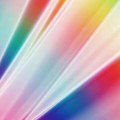 Vibrant spectral light refraction pattern creating an energetic, futuristic, and optically clean abstract background overlay effect, glow, shimmer, colorful