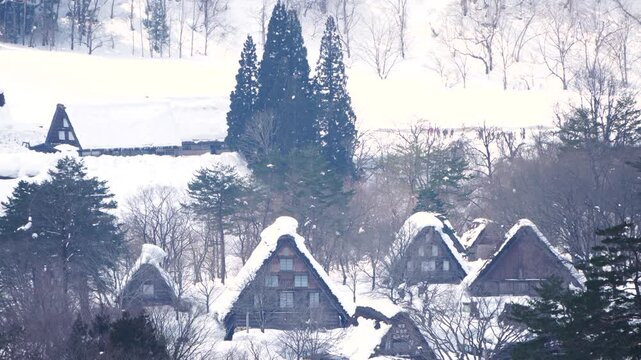 岐阜県・冬の白川郷