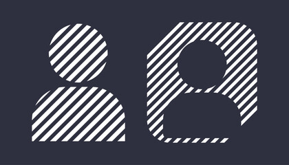 People icon. User symbol design vector 