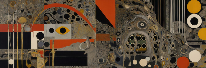 Strangely compelling abstract