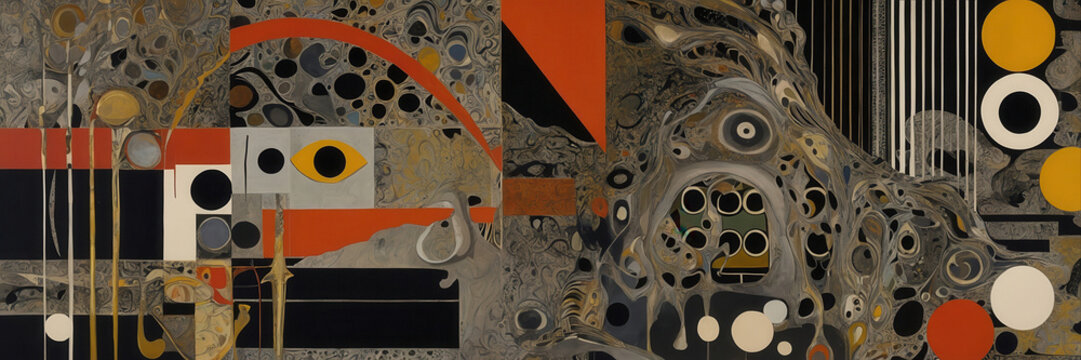 Strangely compelling abstract