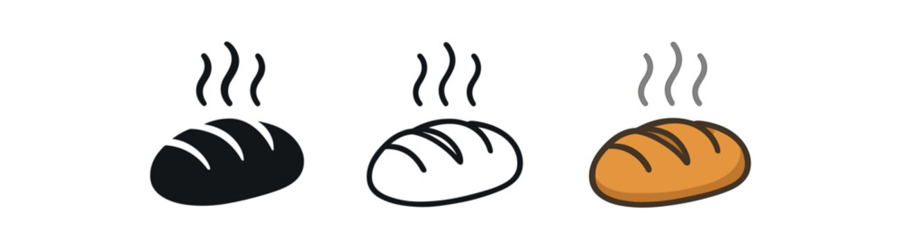 comfort food baked bread loaf with steam