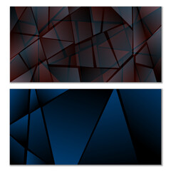  Abstract dark polygonal background. For background design, cover, postcard banner, or wallpaper.	
