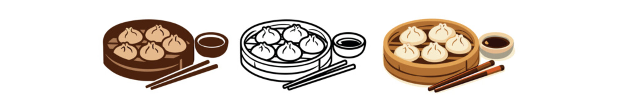 cozy street food dumpling tray chopsticks dipping sauce cozy market