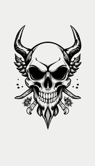 Fototapeta premium skull and crossbones