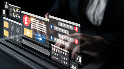 E-learning dashboard with student profiles, lesson ratings, and course content organization for...