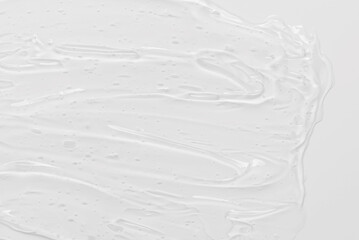 White transparent cosmetic gel-cloud dancer color of the year 2026