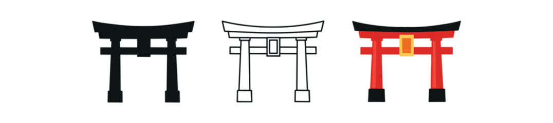 cultural spiritual holidays torii gate simple japanese festival