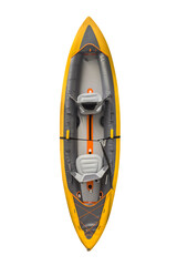 stand-up Inflatable kayak isolated on white background